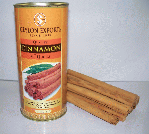 Cinnamon Sticks Quills in Cans / Canella / Cinnamomum